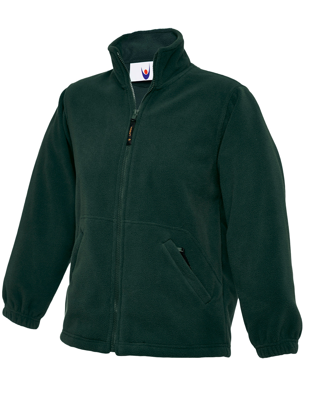 Childrens Full Zip Micro Fleece Jacket  - Bottle Green