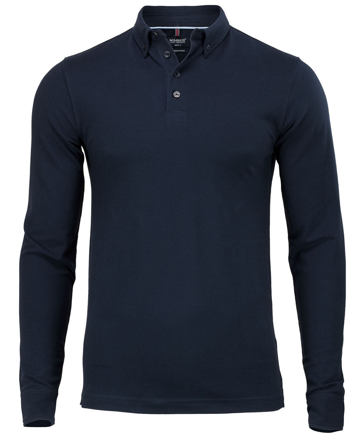 Carlington deluxe long sleeve polo - Navy