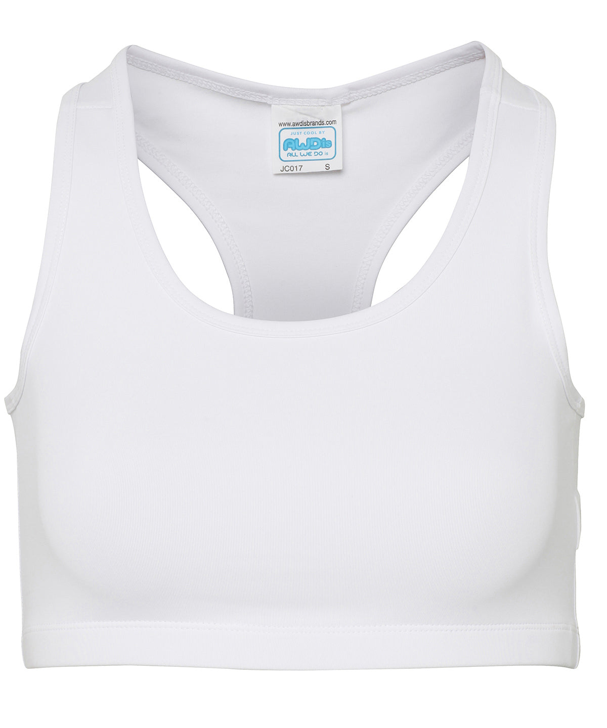 Women's Cool Sports Crop Top - Arctic White
