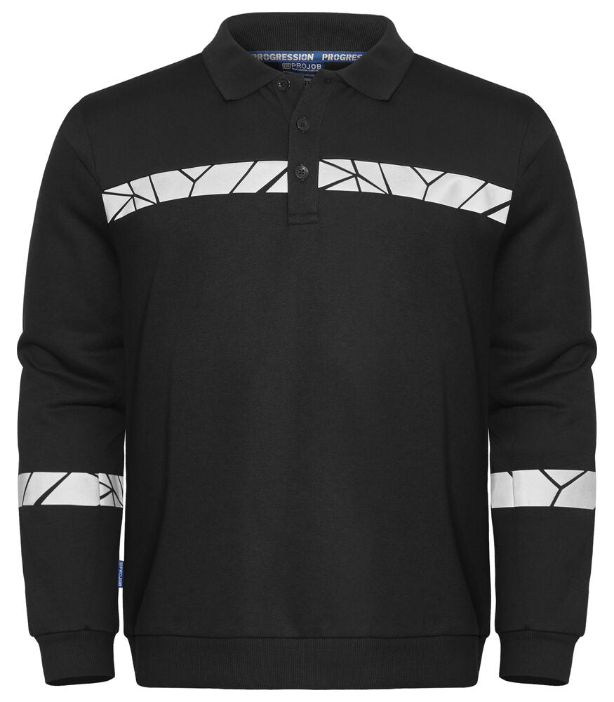 7100 POLO SWEATSHIRT
7100 POLO SWEATSHIRT 9910-VIZ - Black