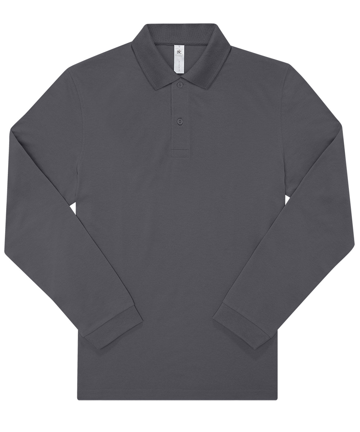 B&C My Polo 180 LSL - Dark Grey