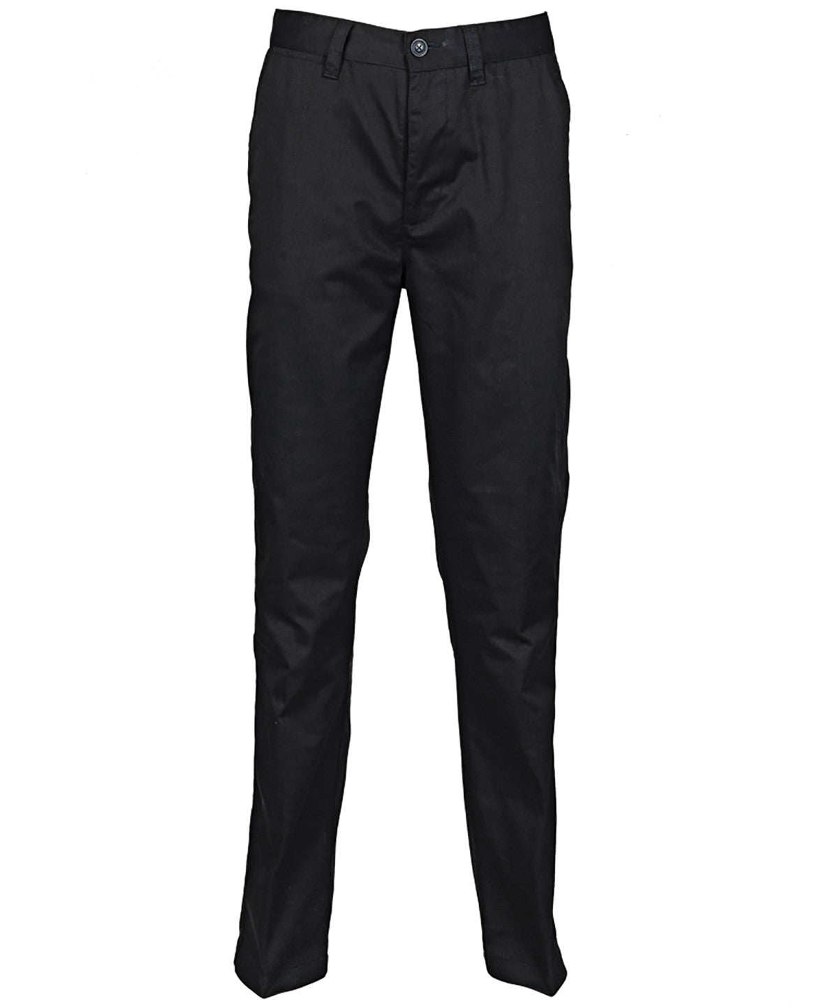 Women's 65/35 flat fronted chino trousers - Black