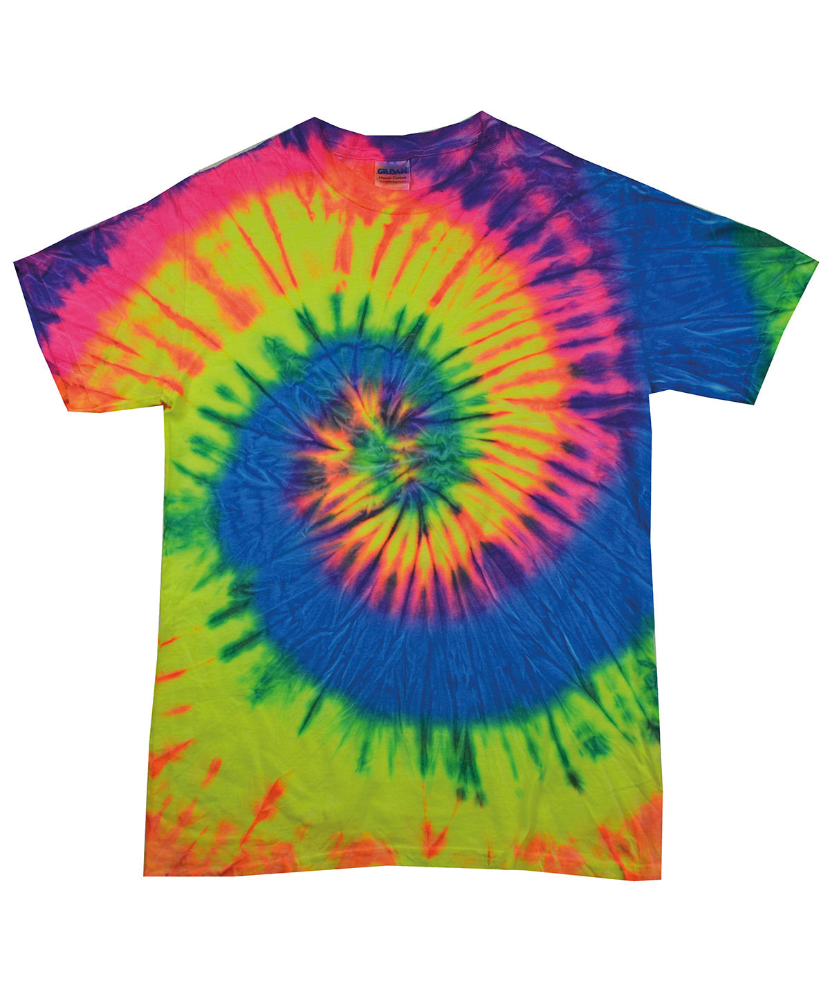 Kids tie-dye T - Neon Rainbow