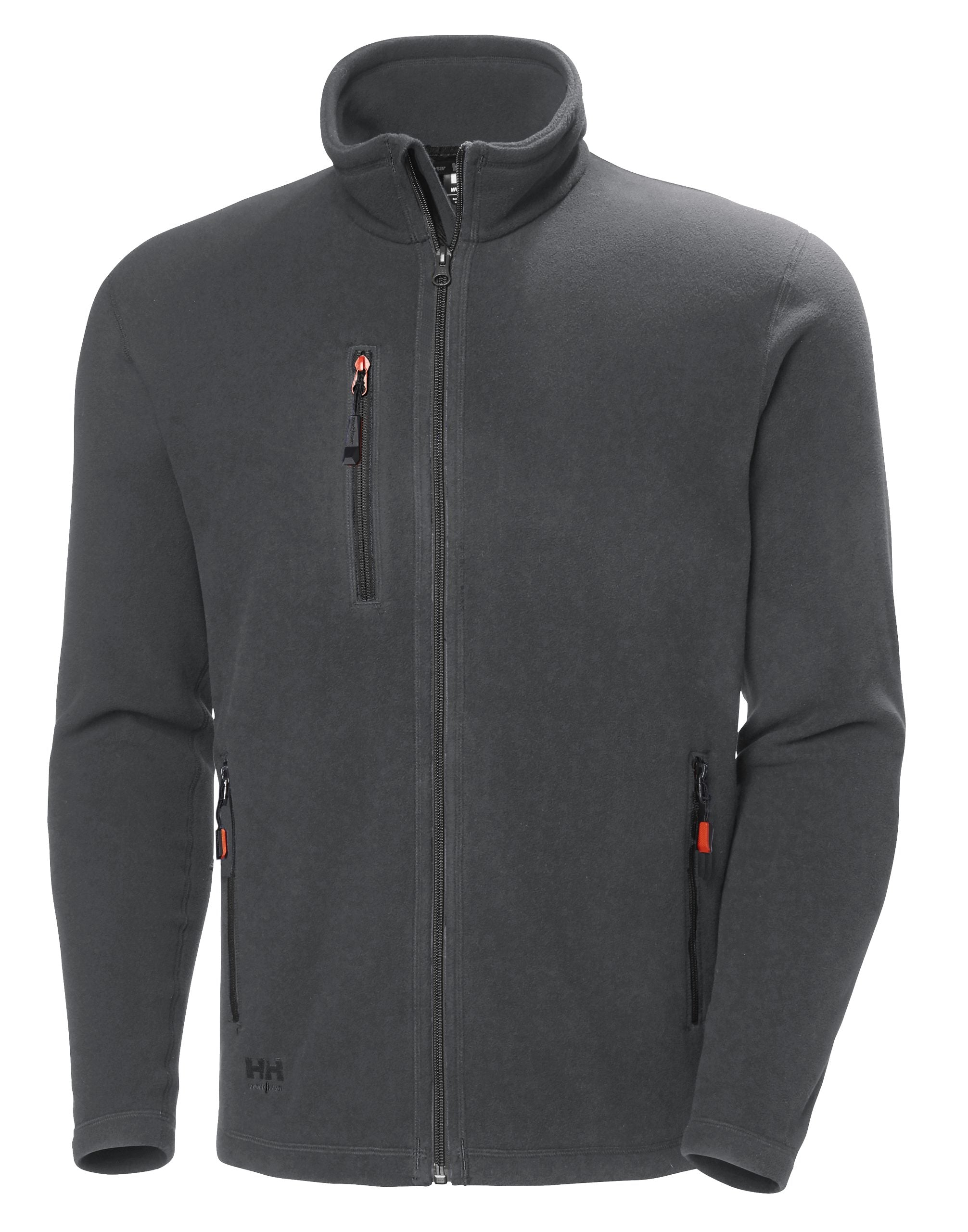 Men's Oxford Fleece Jacket - Dark Grey