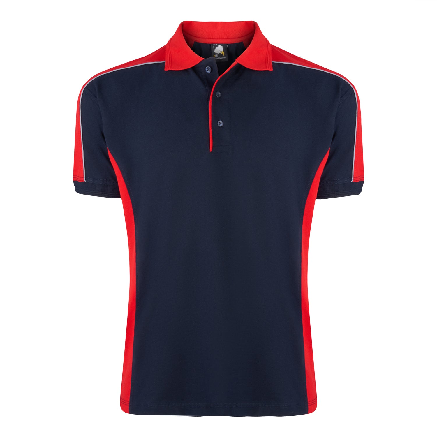 Avocet Poloshirt - Navy/Red