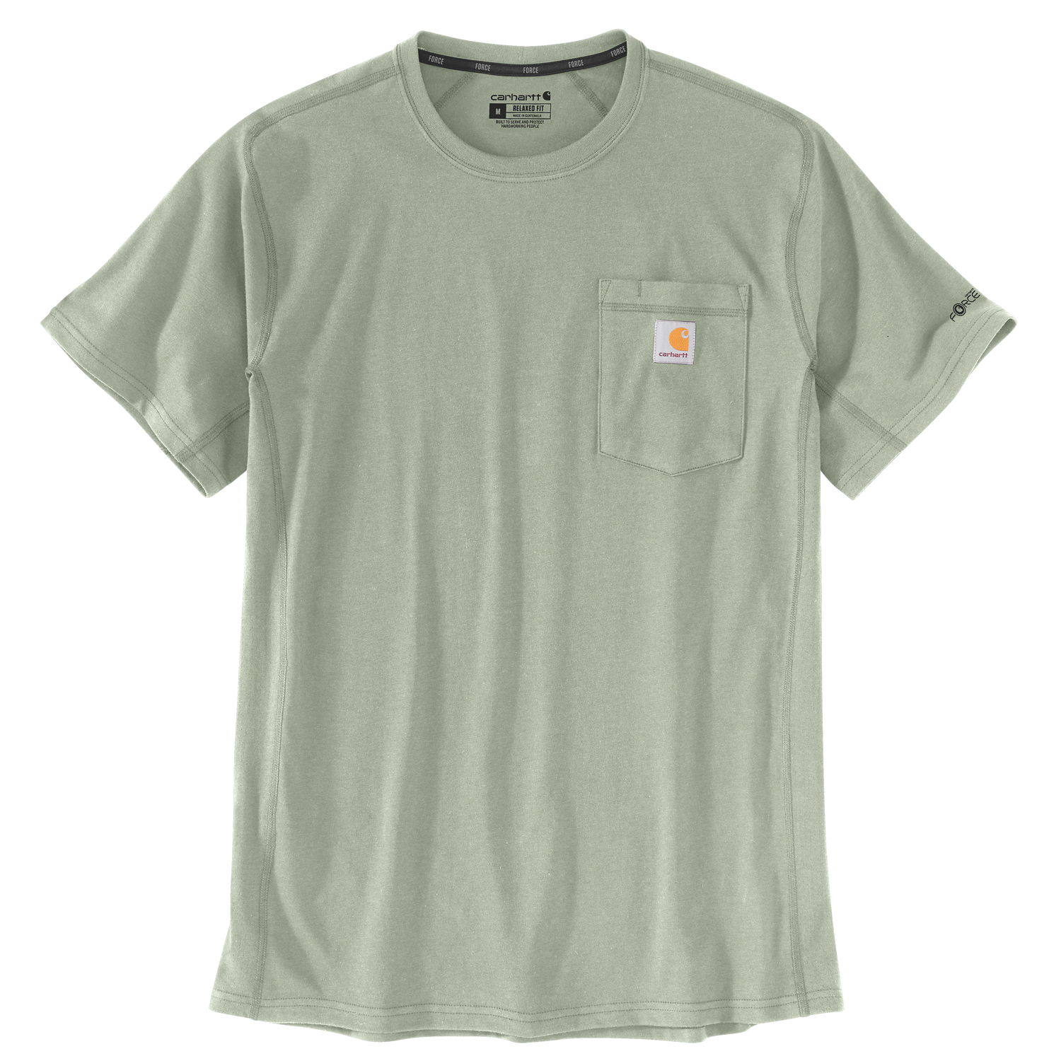 Carhartt Force Relaxed Fit Midweight Short-Sleeve Pocket T-Shirt - Sage