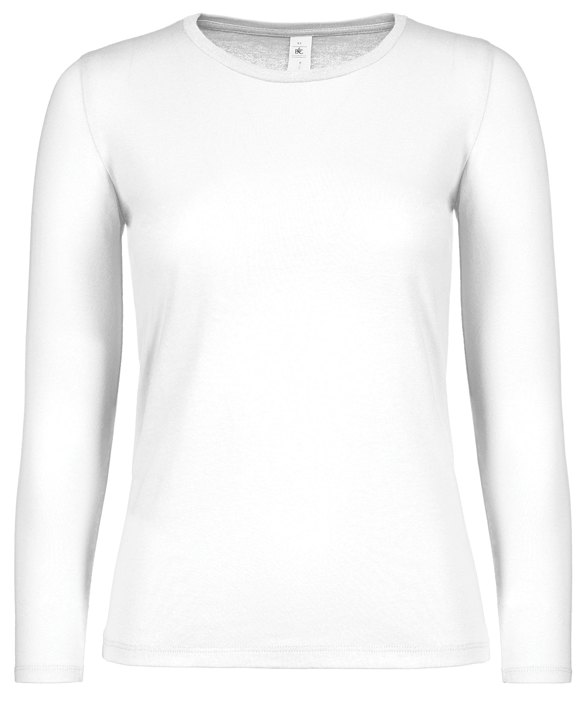 B&C #E150 long sleeve /women - White