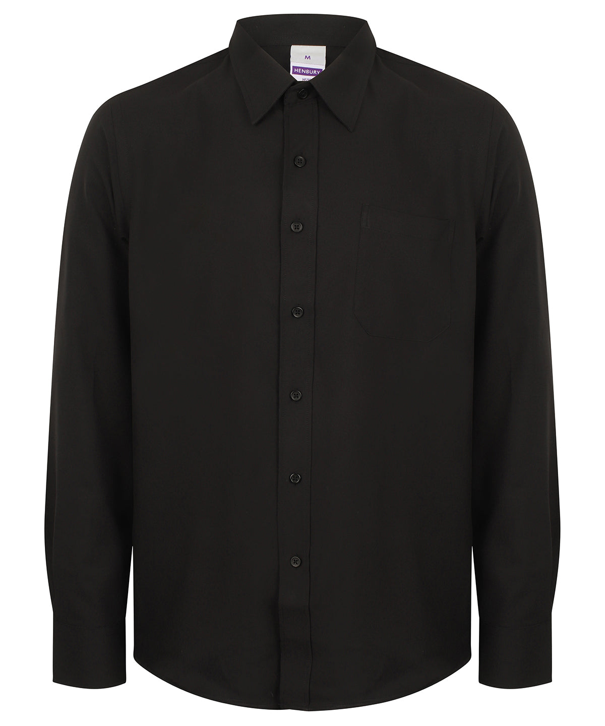 Wicking antibacterial long sleeve shirt - Black