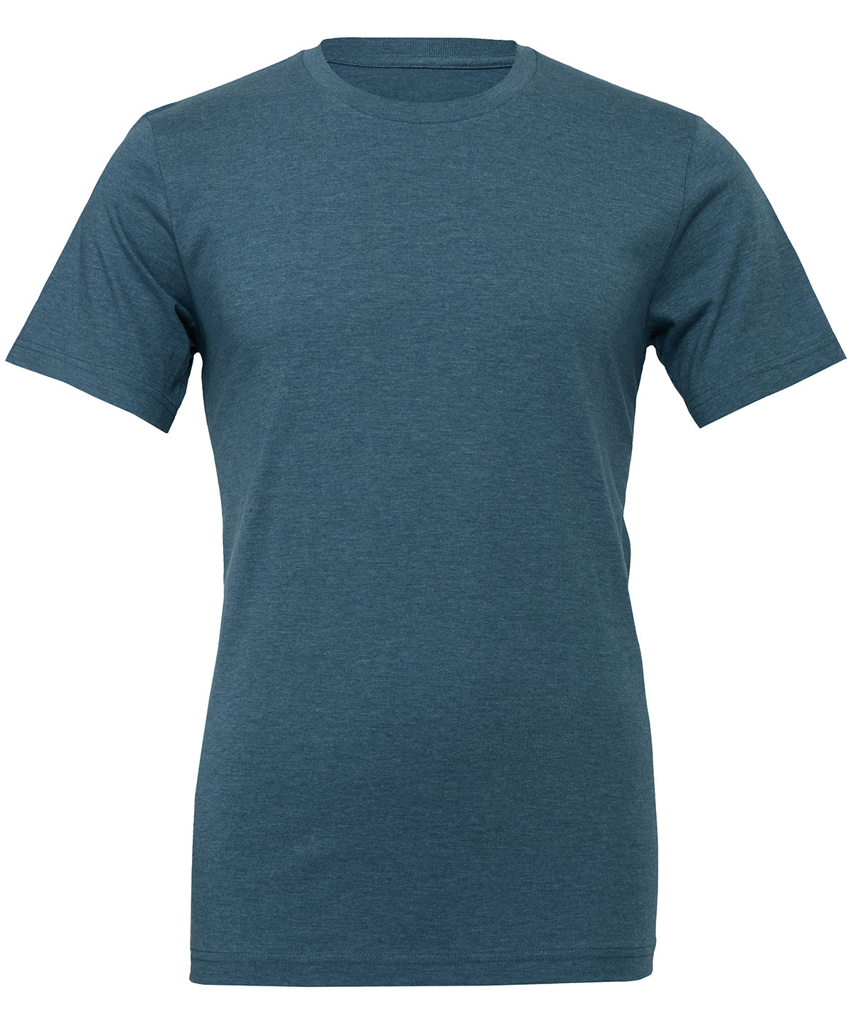 Unisex heather CVC short sleeve t-shirt - Heather Deep Teal