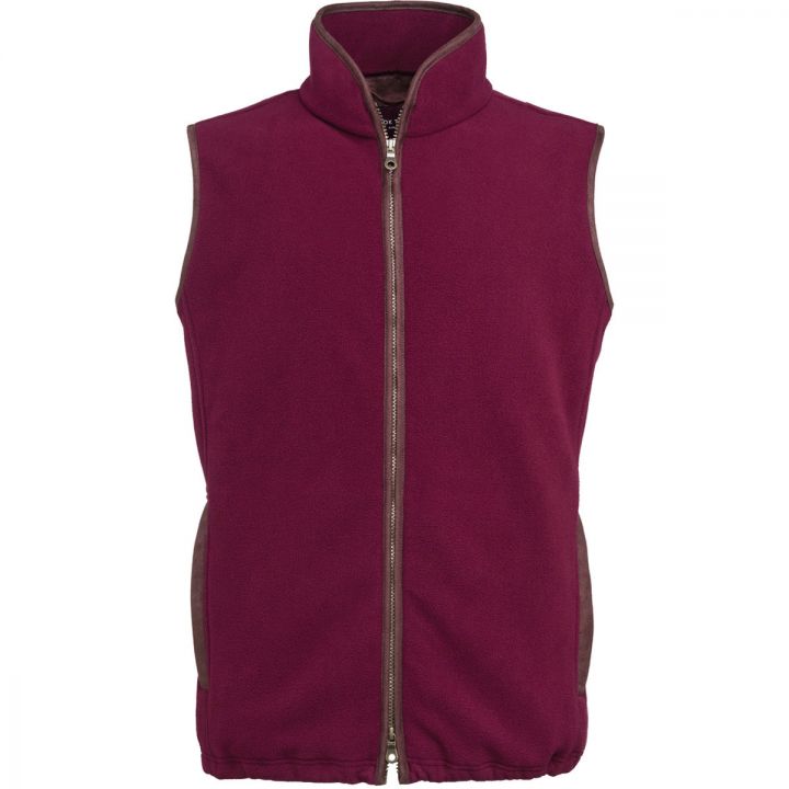 Cincinatti Unisex Fleece Gilet - Fig