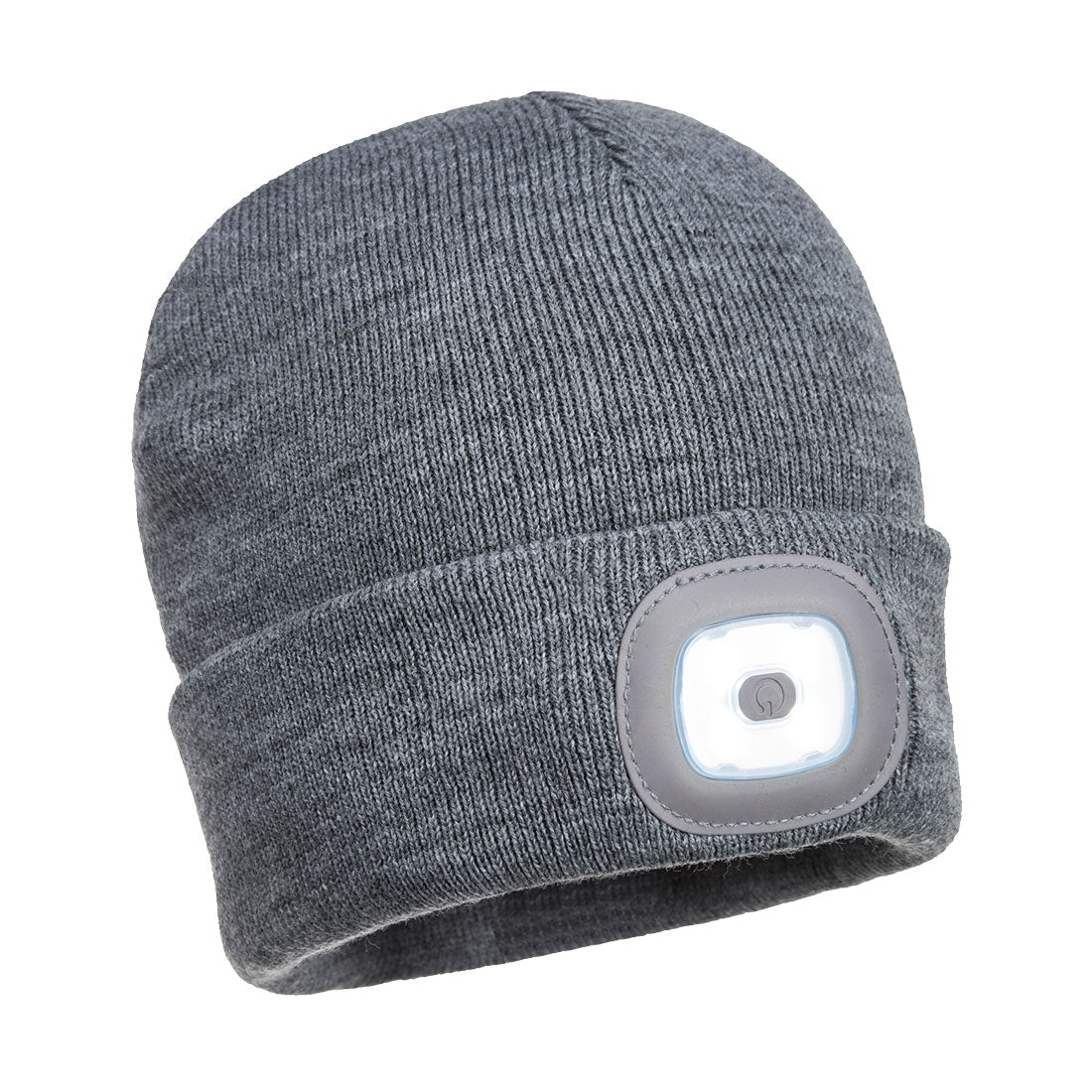 Beanie USB Rechargeable LED Head Light  - Grey