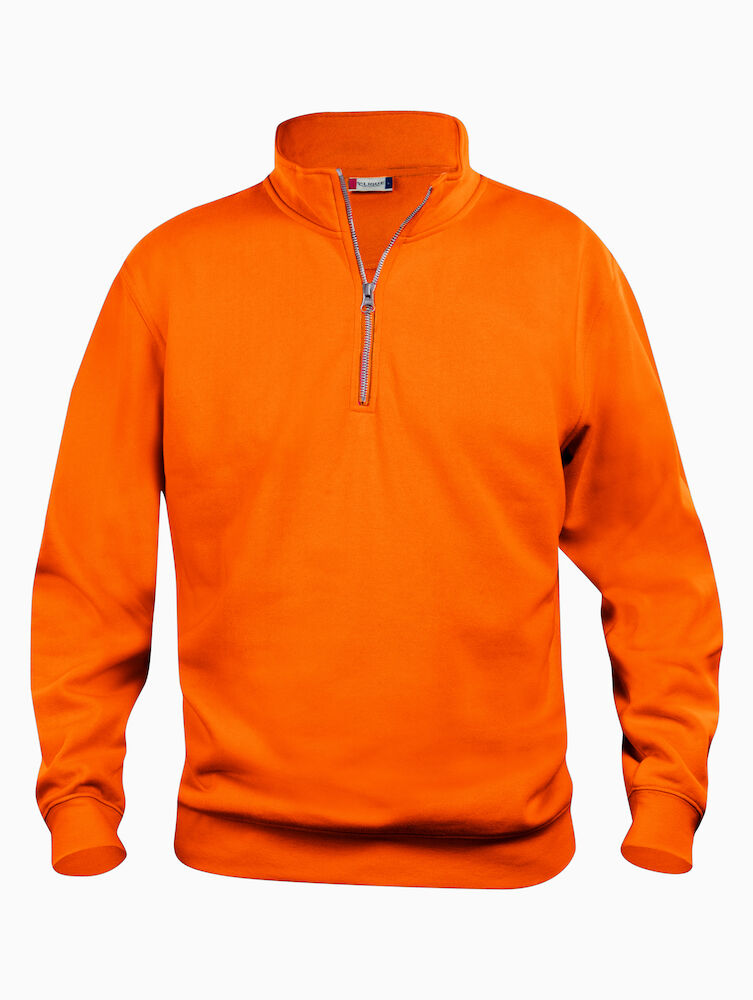 Basic Half Zip - visibility orange
