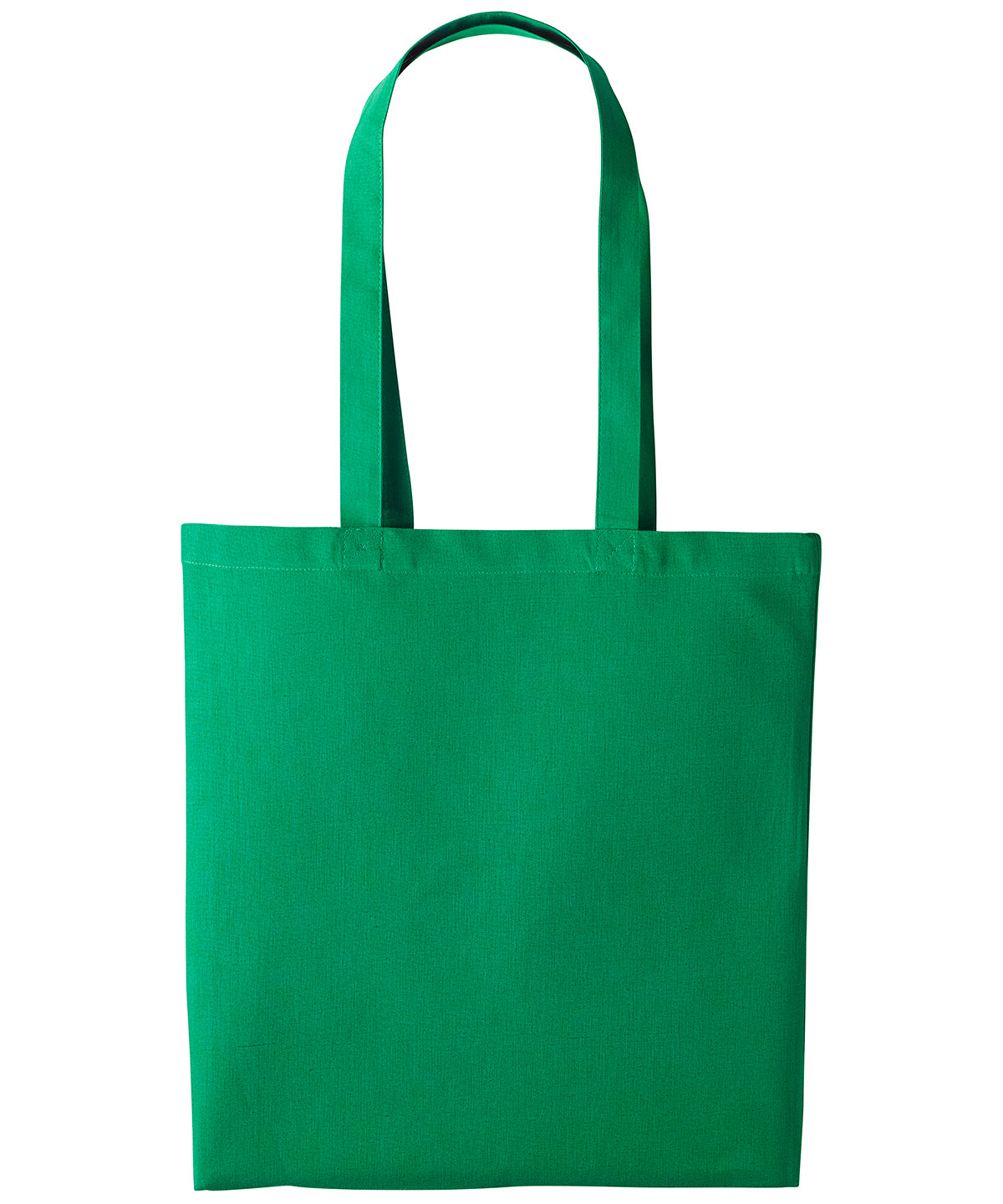 Cotton shopper long handle - Kelly Green