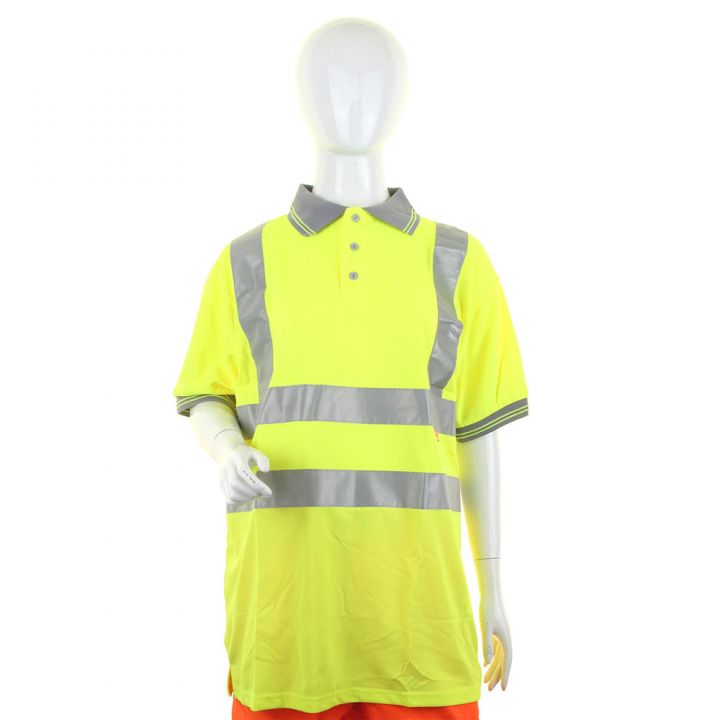 LADIES HIVIZ S/S POLO - Saturn Yellow