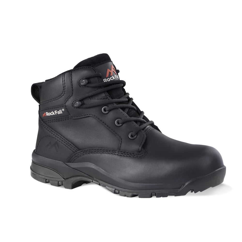 Rock Fall VX950A Onyx Black Womens Fit Waterproof Safety Boot Size 3 - Black