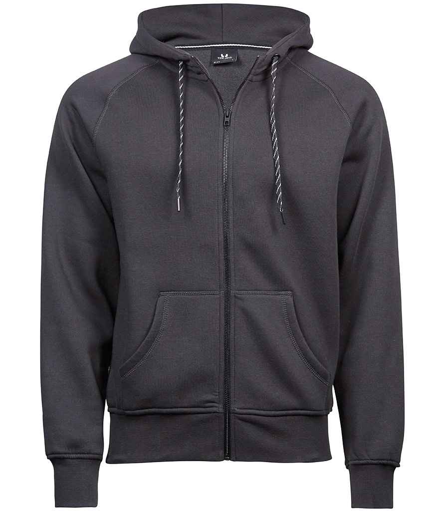 Tee Jays Fashion Zip Hooded Sweatshirt - Dark Grey