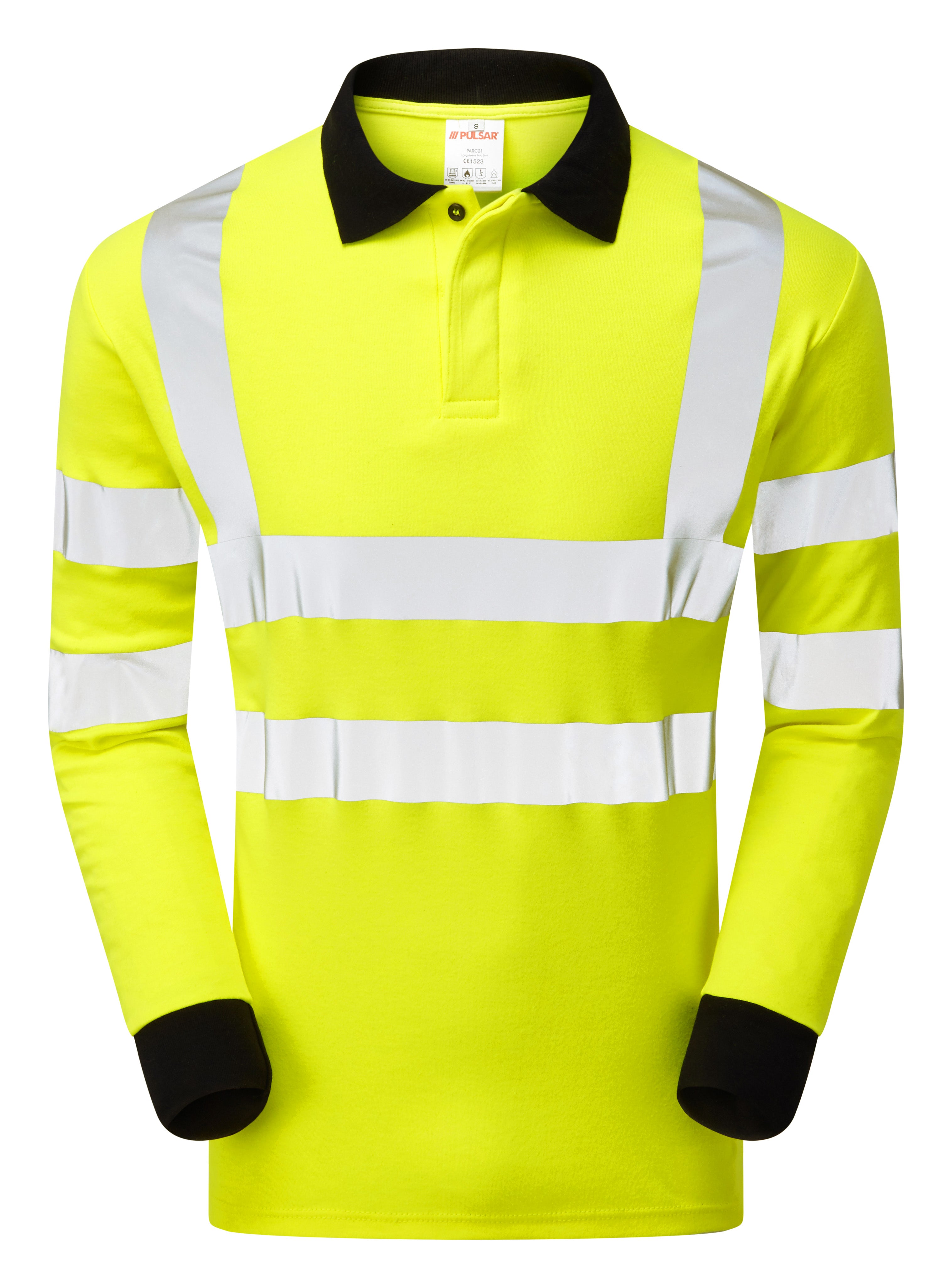 PULSAR® Electric ARC HV Yellow Polo Shirt - YEL