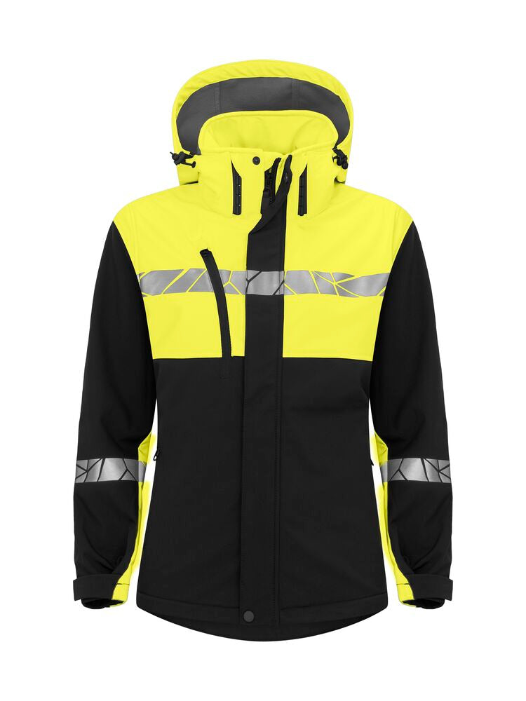 7417 SOFTSHELL JACKET WOMEN
7417 SOFTSHELL JACKET WOMEN 9910-VIZ - Black/Yellow