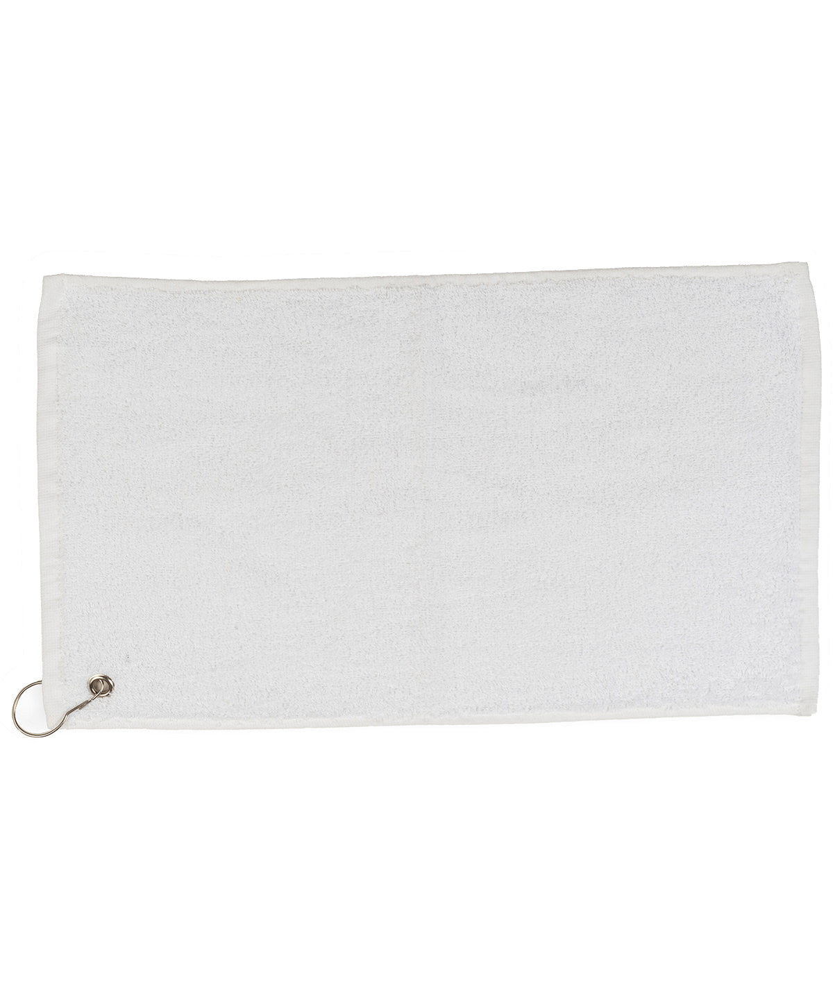 Luxury range golf towel - White