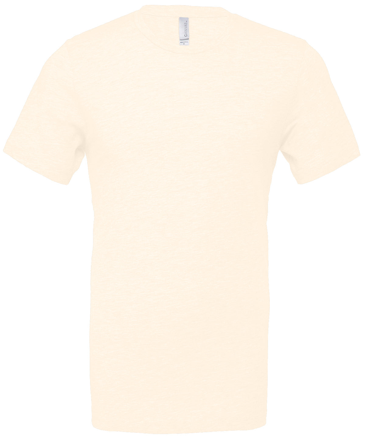 Unisex heather CVC short sleeve t-shirt - Heather Natural