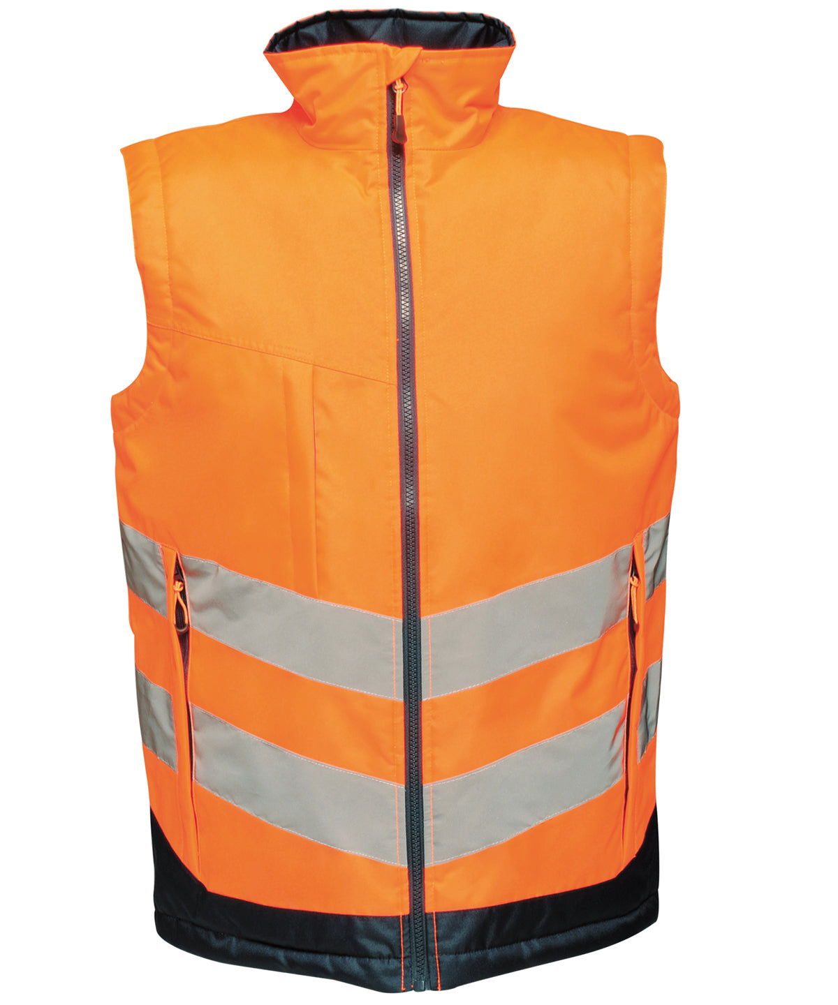 Hi-Vis Pro Bodywarmer - Orange/Navy