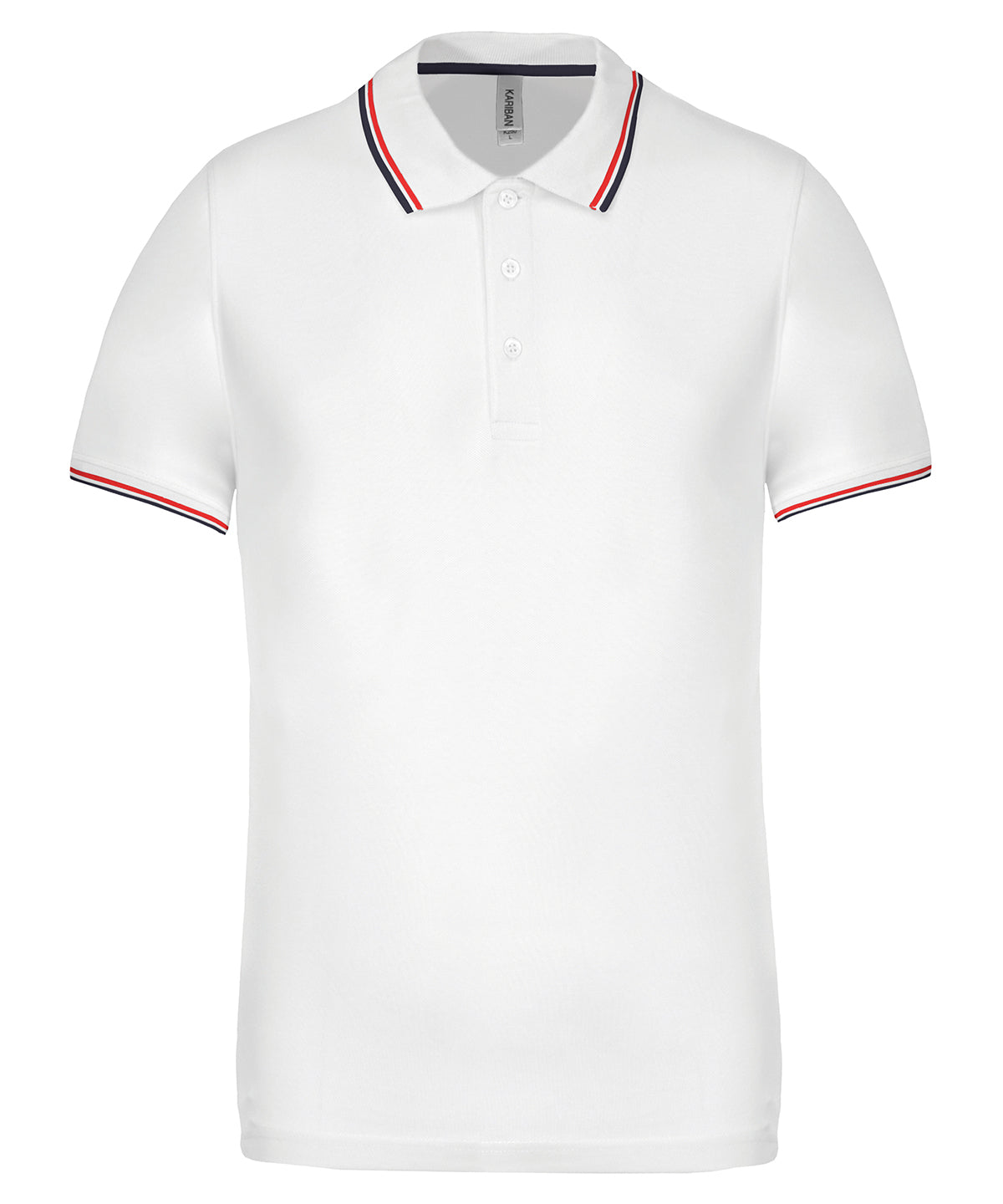 Short sleeve polo shirt - White