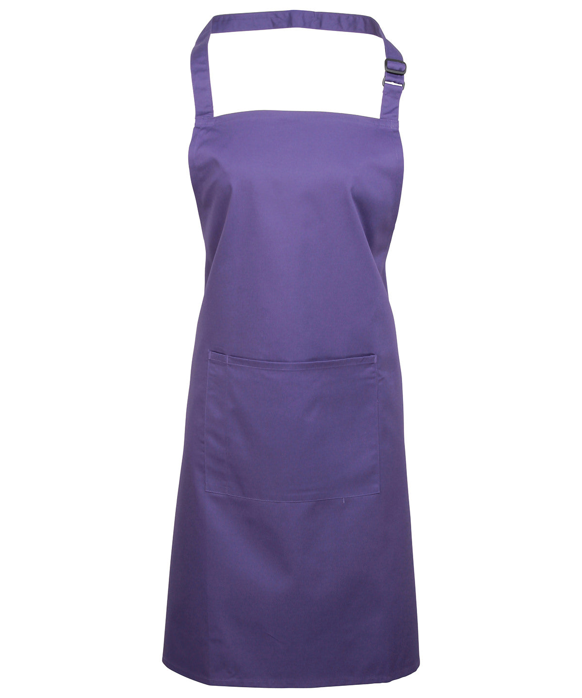 Colours Bib Apron with Pocket - Purple