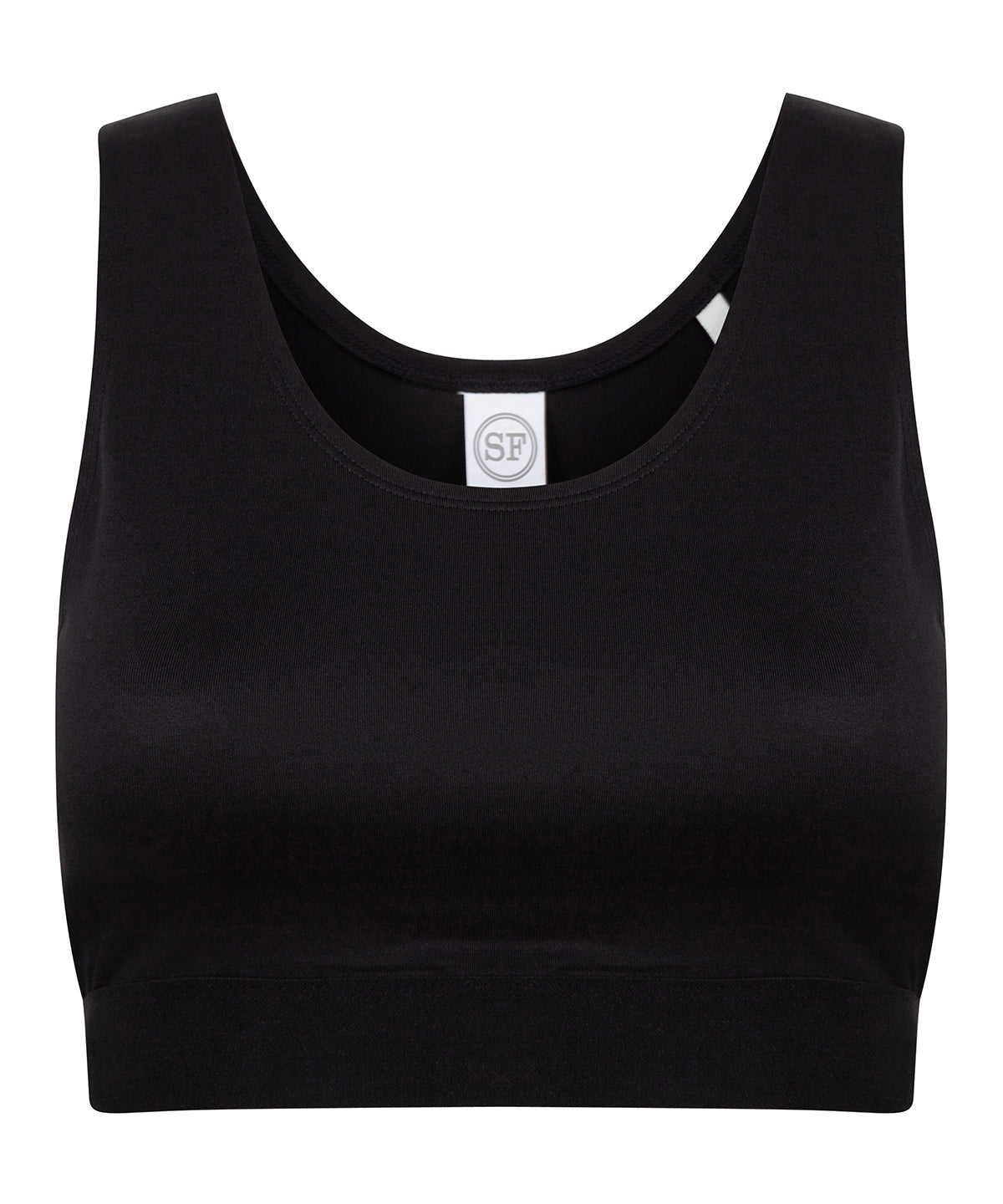 Kids fashion crop top - Black/ Black