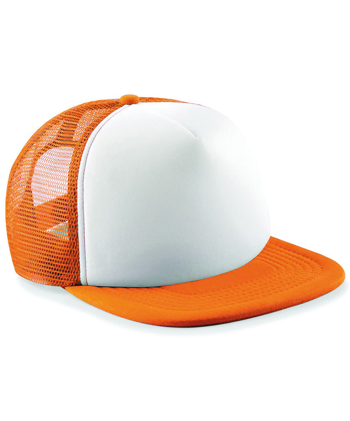 Vintage snapback trucker - Orange/White