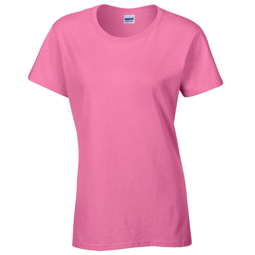 Gildan Womens Heavy Pre Shrunk Jersey Knit Cotton T Shirt