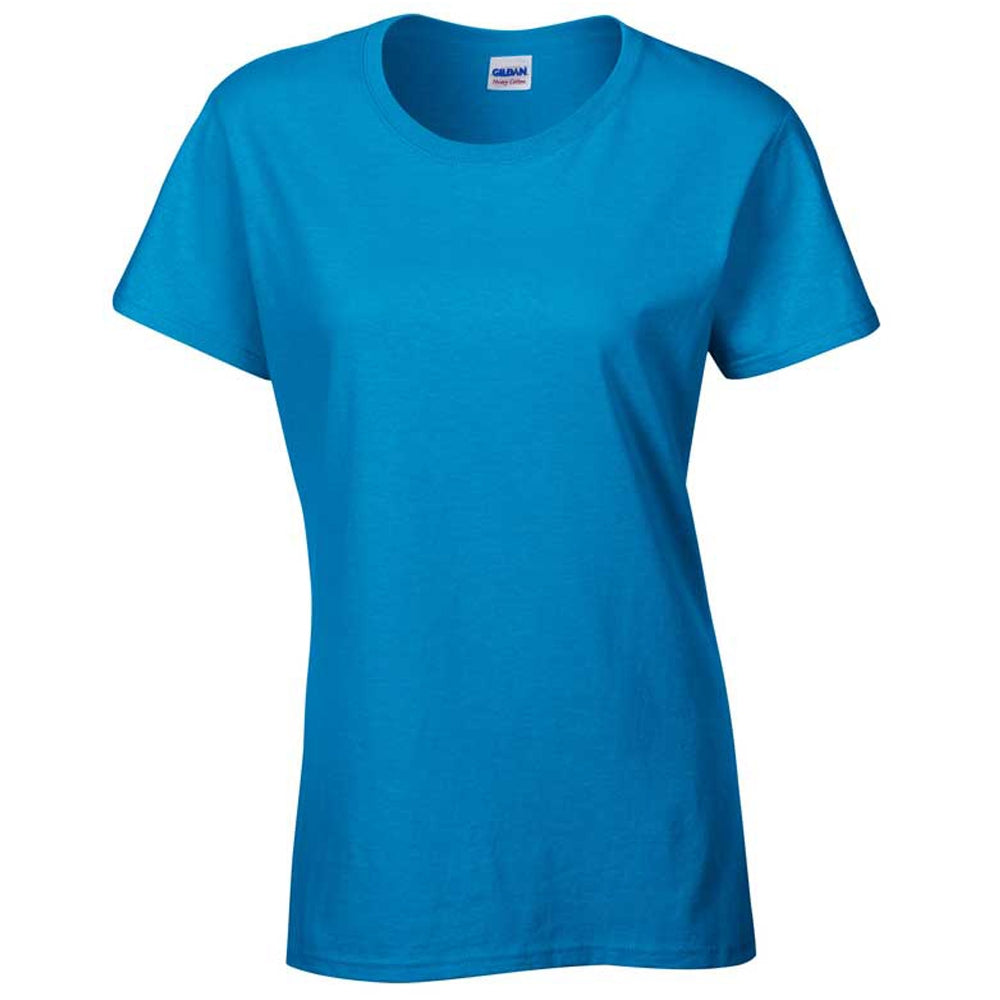 Gildan Womens Heavy Pre Shrunk Jersey Knit Cotton T Shirt