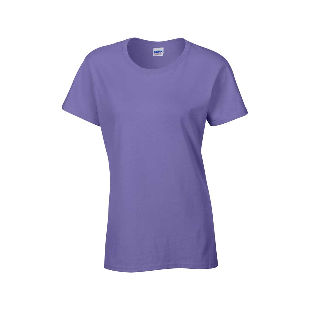 Gildan Womens Heavy Pre Shrunk Jersey Knit Cotton T Shirt