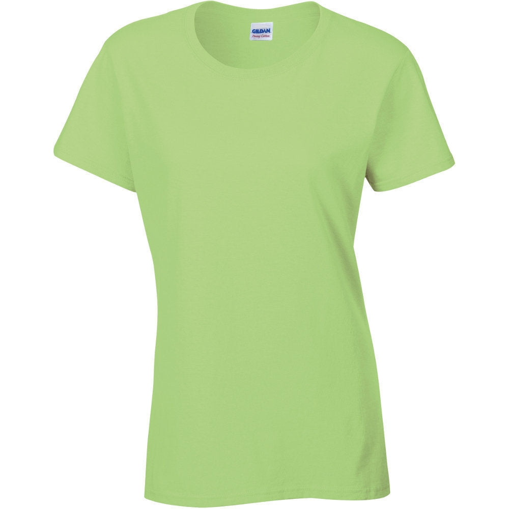 Gildan Womens Heavy Pre Shrunk Jersey Knit Cotton T Shirt