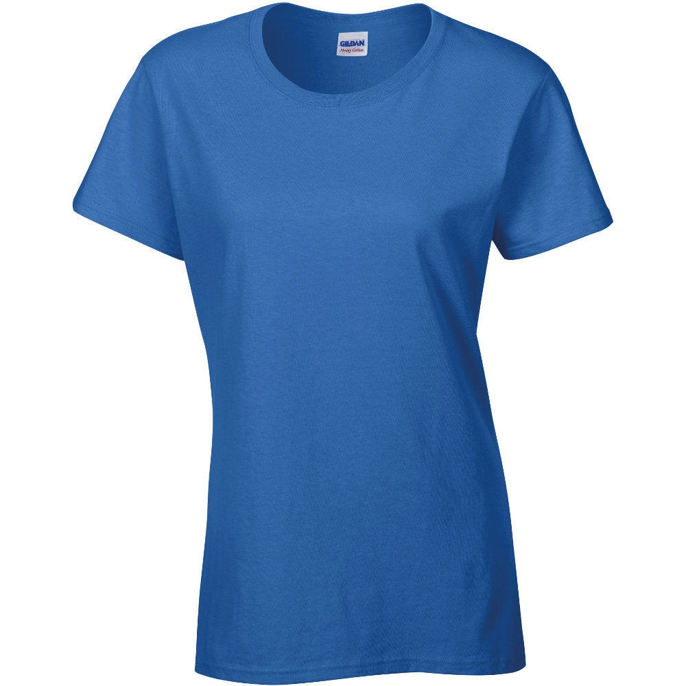 Gildan Womens Heavy Pre Shrunk Jersey Knit Cotton T Shirt