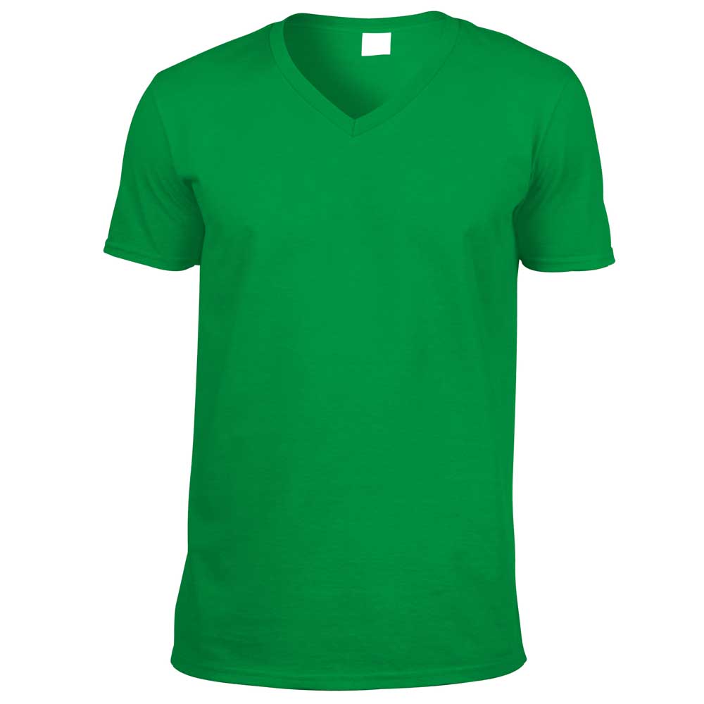Gildan Mens Short Sleeve Softstyle V-Neck Cotton T-Shirt