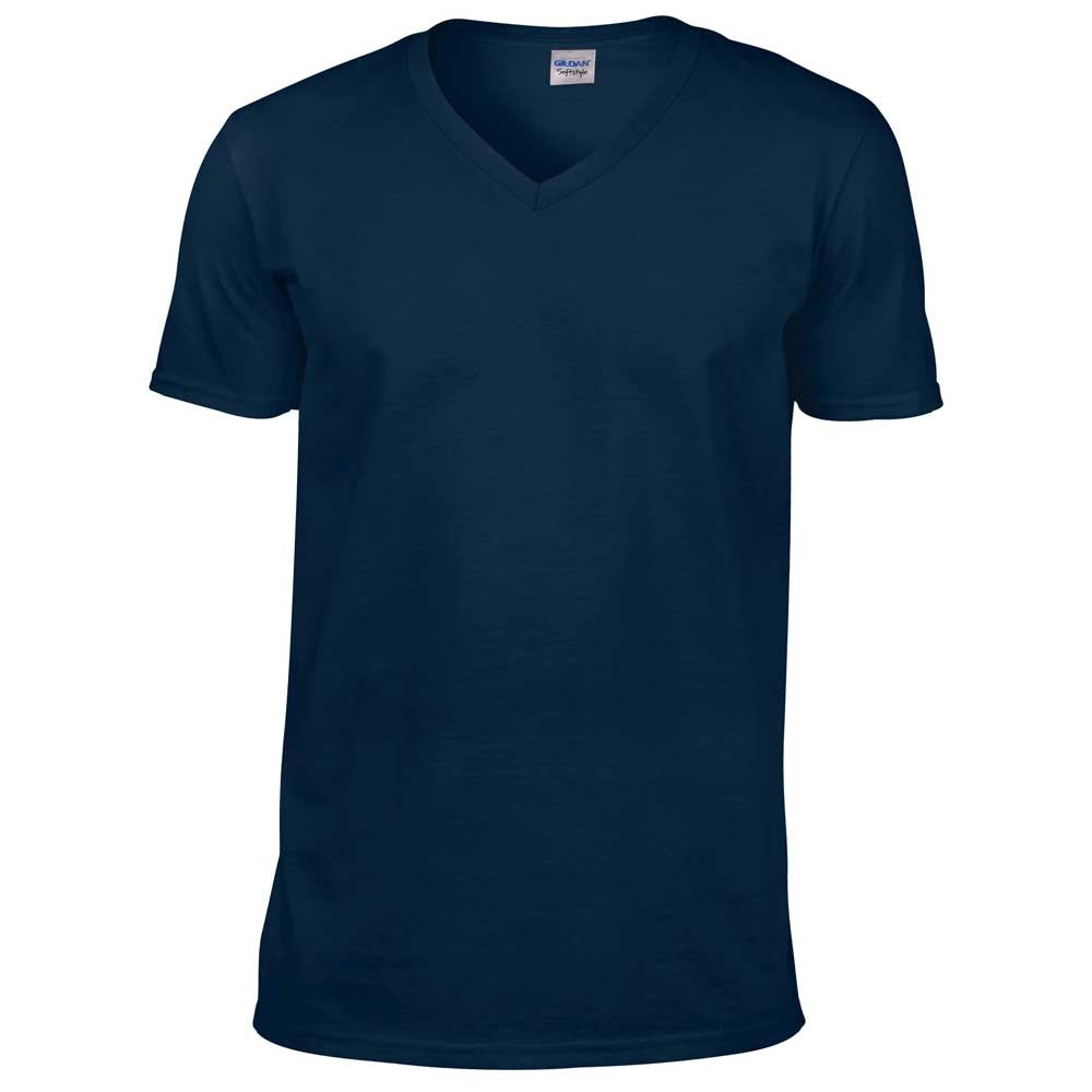 Gildan Mens Short Sleeve Softstyle V-Neck Cotton T-Shirt