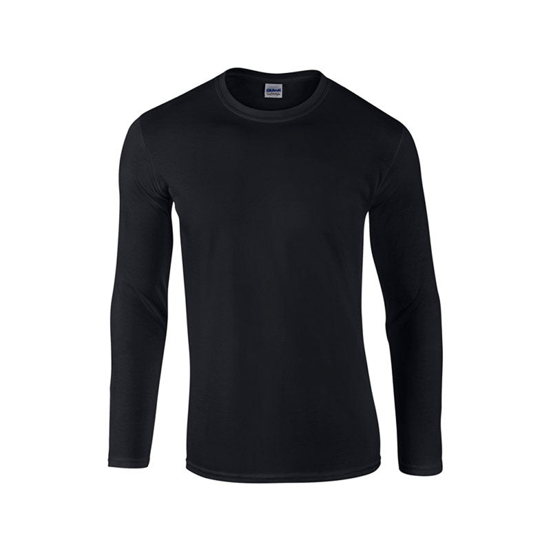 Gildan Mens Softstyle Long Sleeve Ultra Cotton Crew Neck T-Shirt