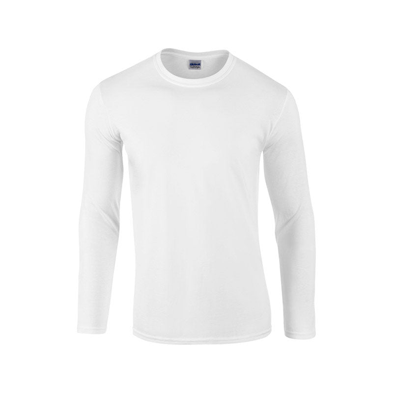 Gildan Mens Softstyle Long Sleeve Ultra Cotton Crew Neck T-Shirt