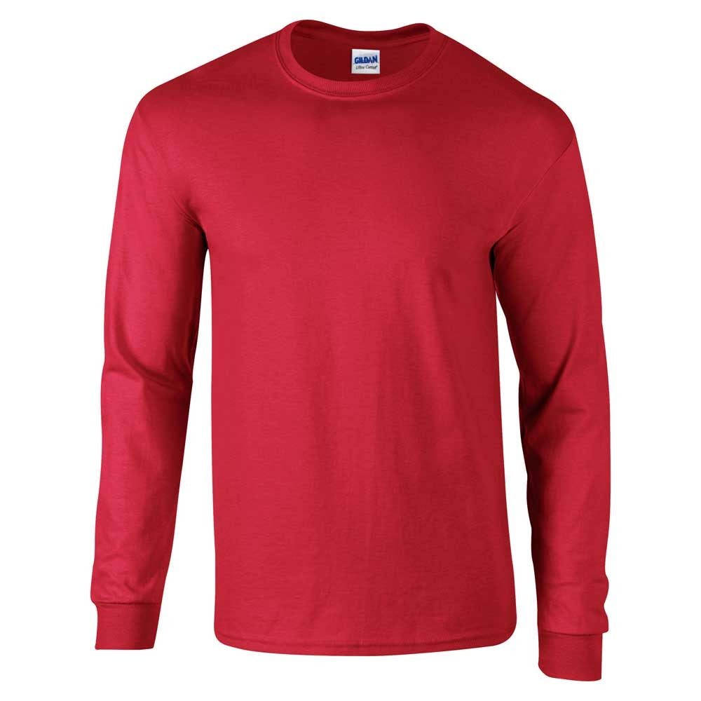 Gildan Mens Long Sleeve Ultra Soft Style Cotton T Shirt