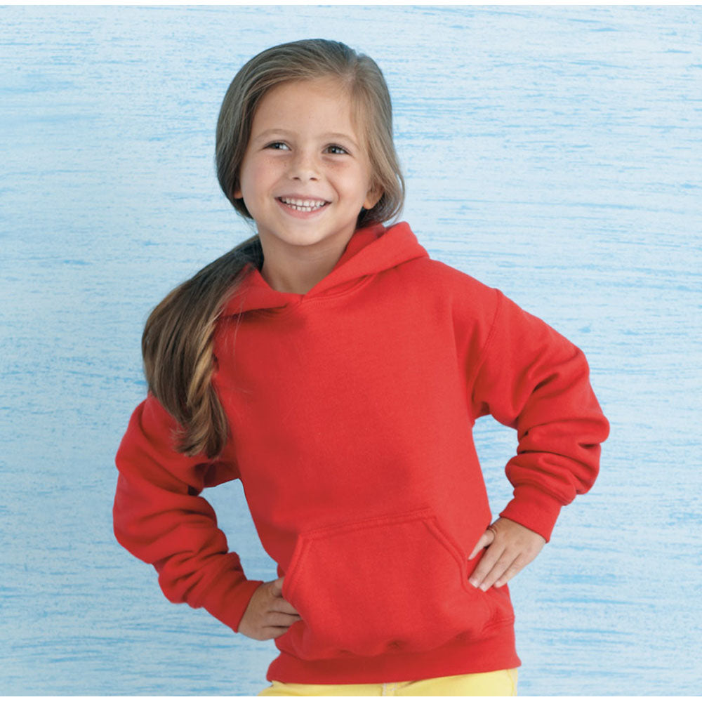 Gildan Heavyweight blend youth hooded sweatshirt