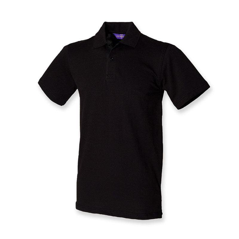 Henbury Mens Stretch Pique Polo Shirt