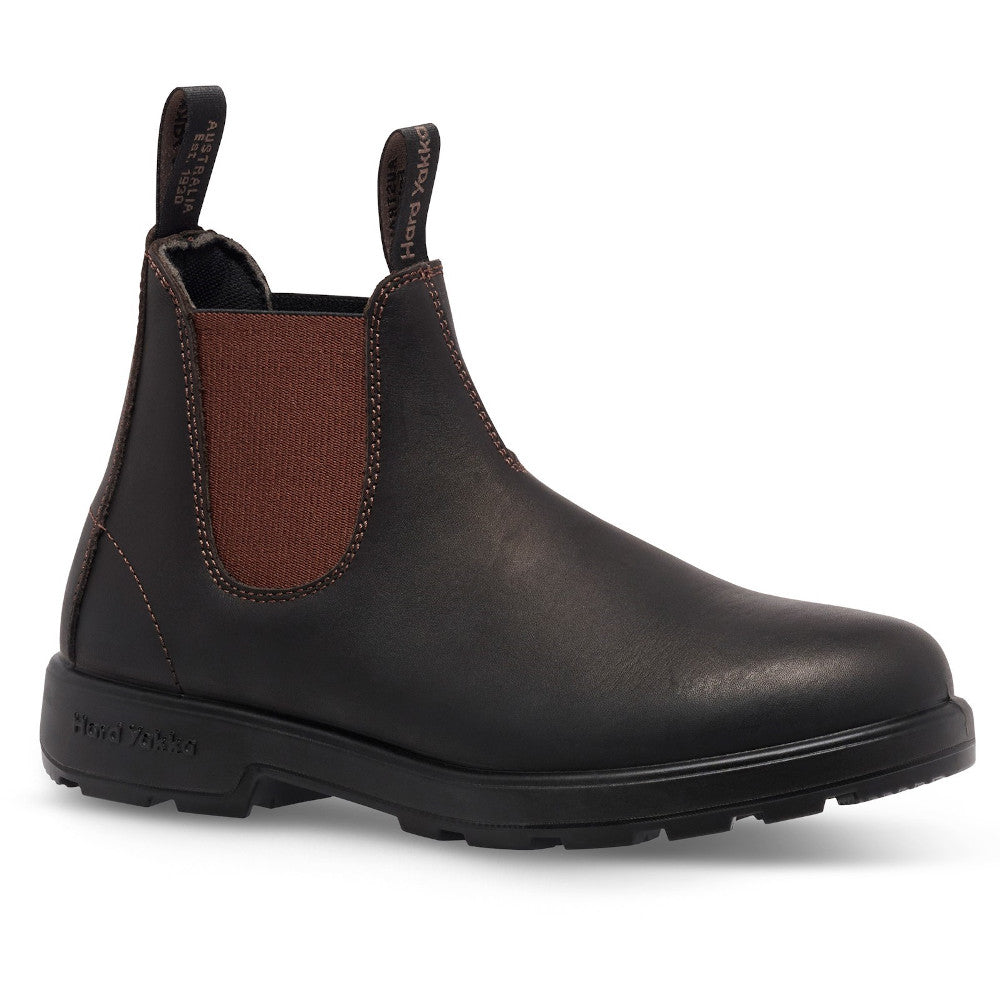Hard Yakka Mens Brunswick Waxy Leather Chelsea Boots