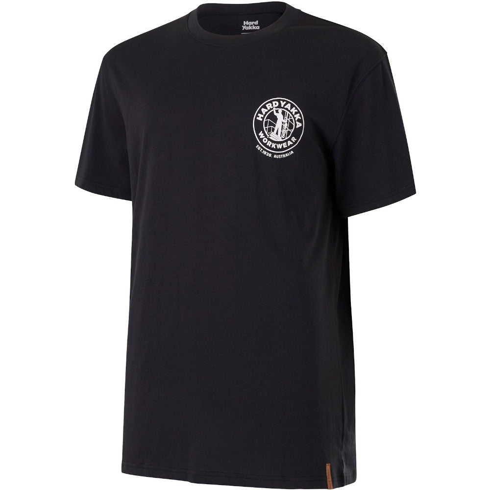 Hard Yakka Mens Heritage Icon Short Sleeve T Shirt