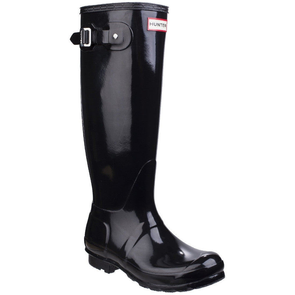 Hunter Womens Original Tall Gloss Durable Wellington Boots