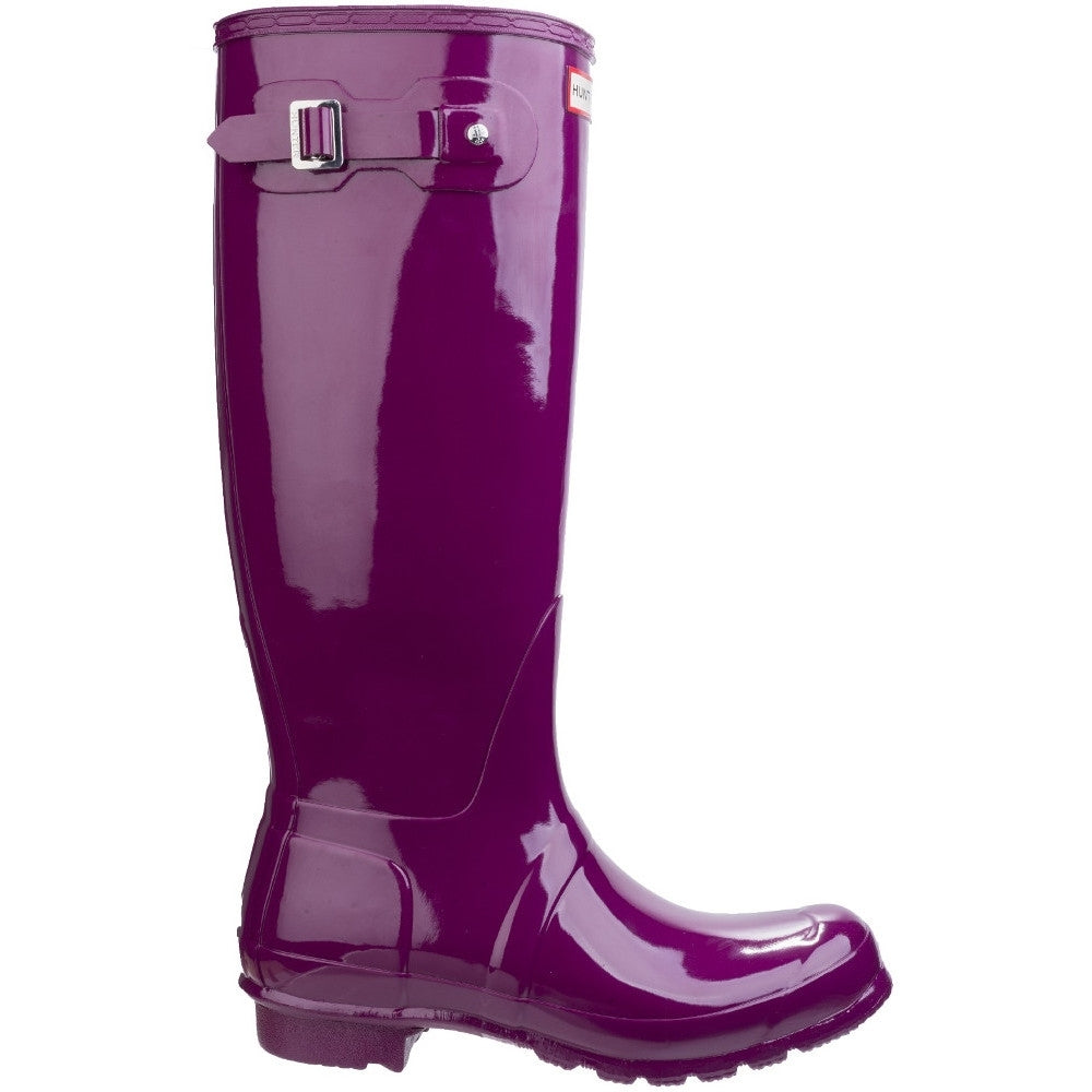 Hunter Womens Original Tall Gloss Durable Wellington Boots