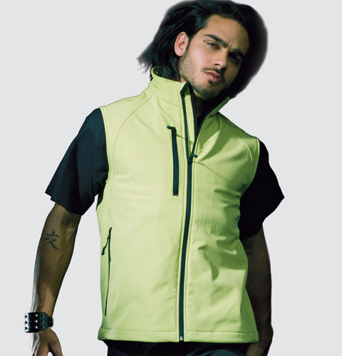 Russell Collection Mens Breathable Softshell Gilet Bodywarmer Jacket