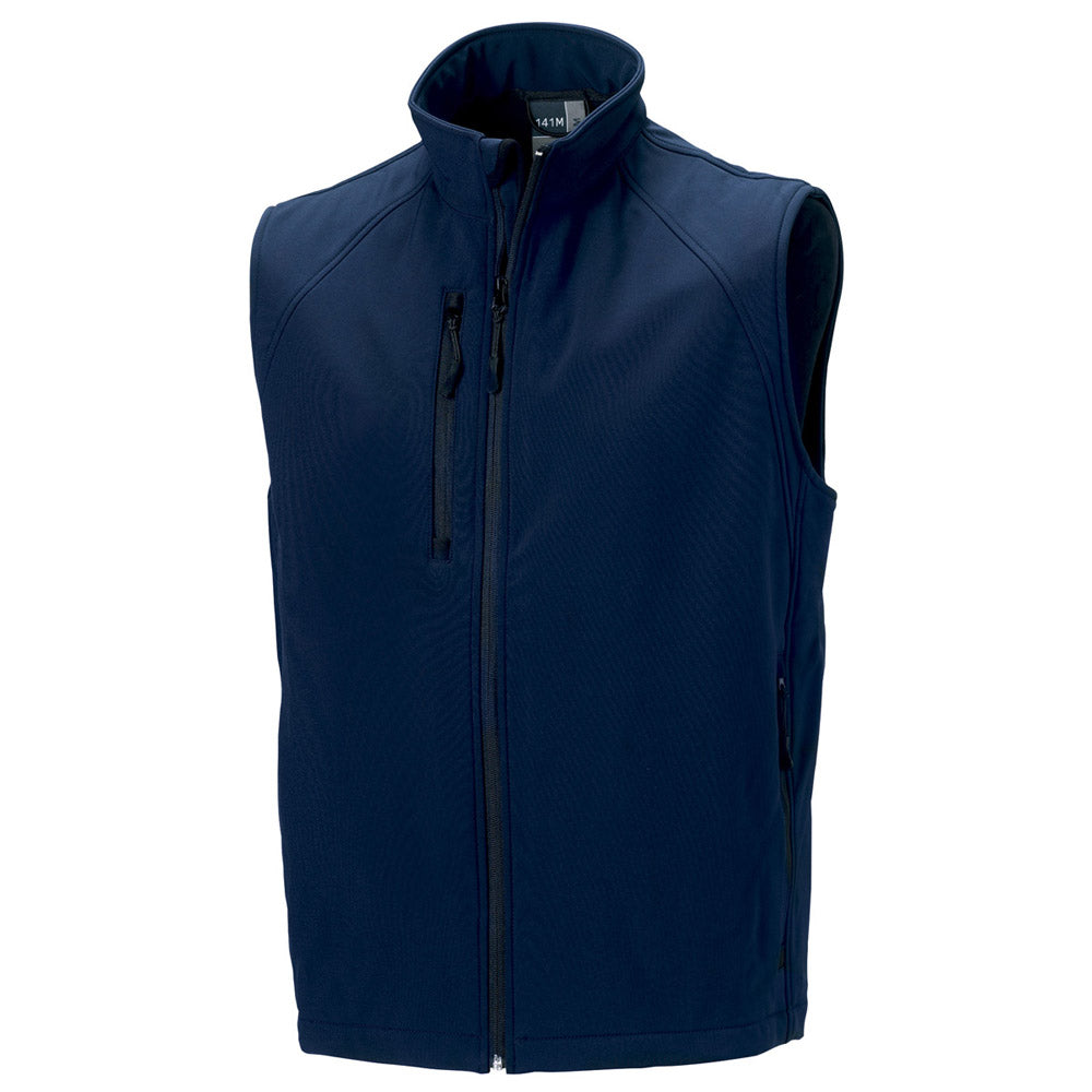 Russell Collection Mens Breathable Softshell Gilet Bodywarmer Jacket