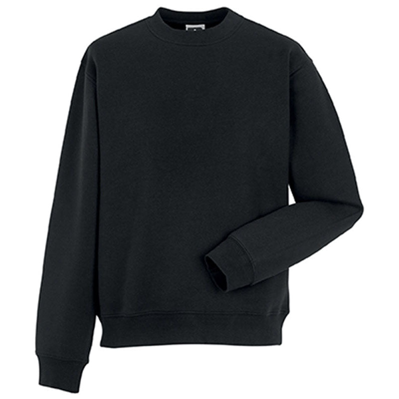 Russell Collection Mens Classic Set In Sleeve Sleeve Pullover Sweatshirt Jumper #N/A