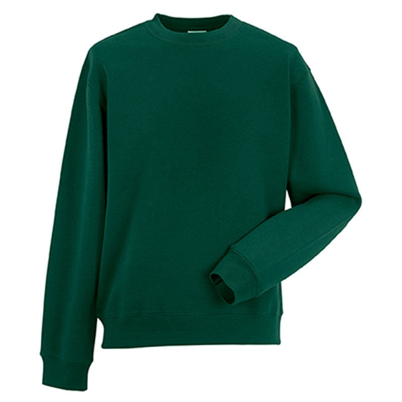 Russell Collection Mens Classic Set In Sleeve Sleeve Pullover Sweatshirt Jumper #N/A