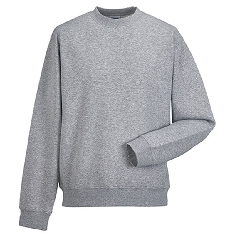 Russell Collection Mens Classic Set In Sleeve Sleeve Pullover Sweatshirt Jumper #N/A